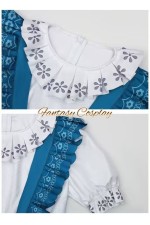 Identity V Journalist Alice DeRoss Alice in Dreamland Blue Lolita Dress Cosplay Costume